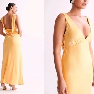 Meshki Nadia Gown in “Lemon”